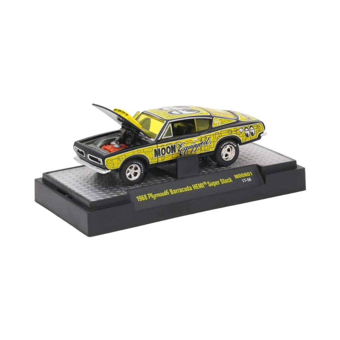 1968 Plymouth Barracuda HEMI Super Stock – Yellow (Mooneyes Livery)