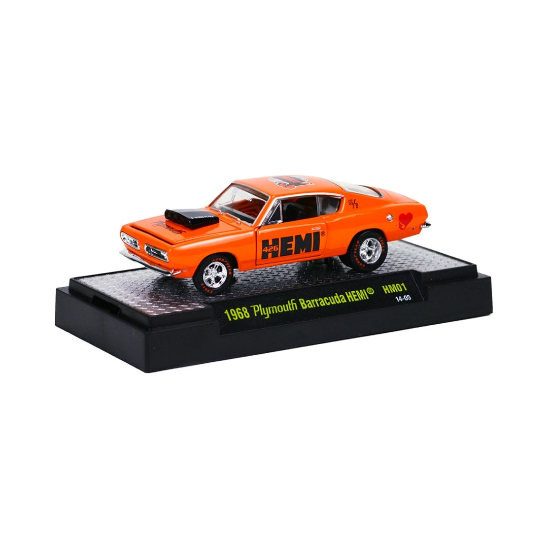1968 Plymouth Barracuda HEMI – Orange (HEMI Livery, Box Packaging)