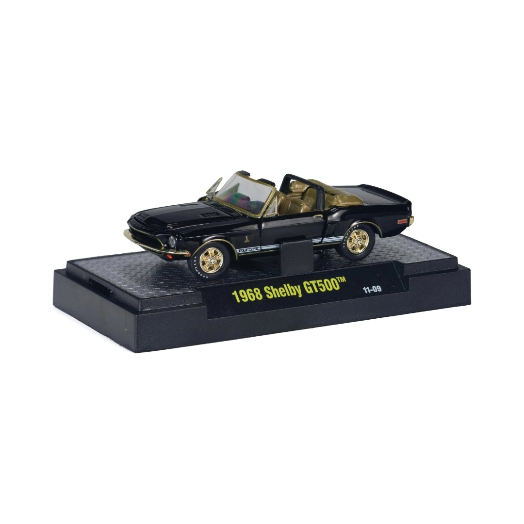 1968 Shelby GT500 - Black & Gold Convertible Chase (50th Anniversary Edition, Clamshell Blister)