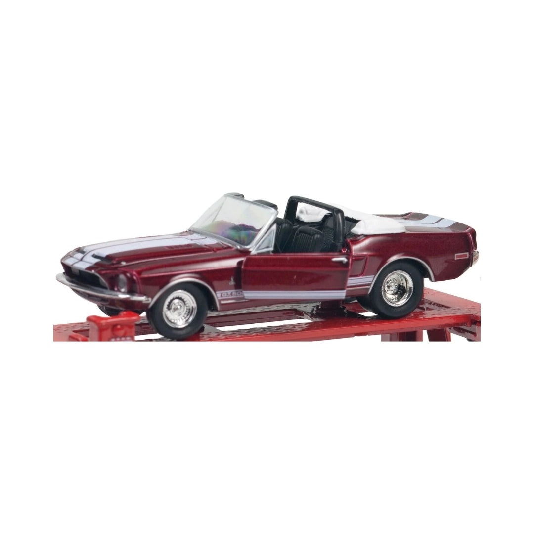 1968 Shelby GT500 - Maroon Convertible (Auto-Lift Release 06, Auto Lift Set Exclusive)