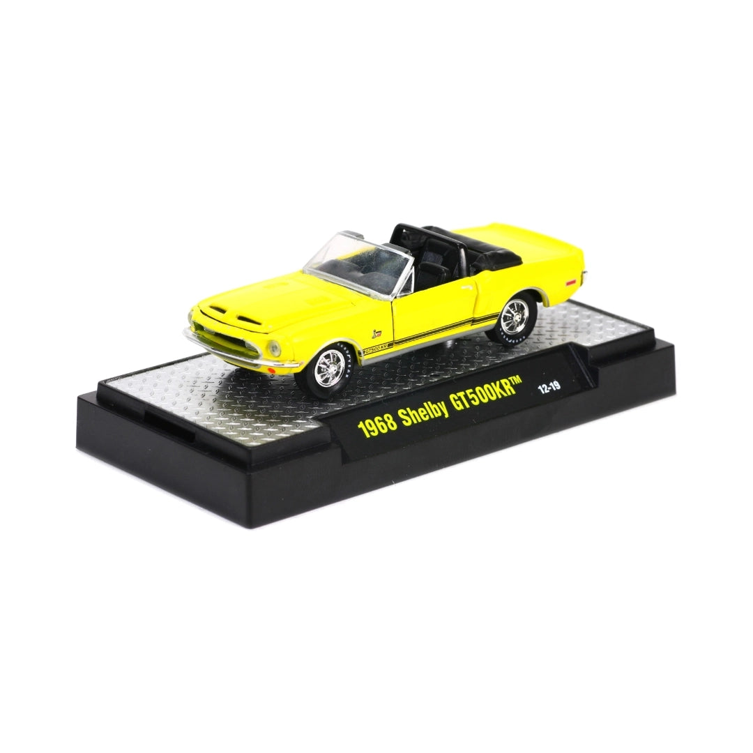 1968 Shelby GT500KR - Yellow Convertible (50th Anniversary Edition, Box, Hood Open)