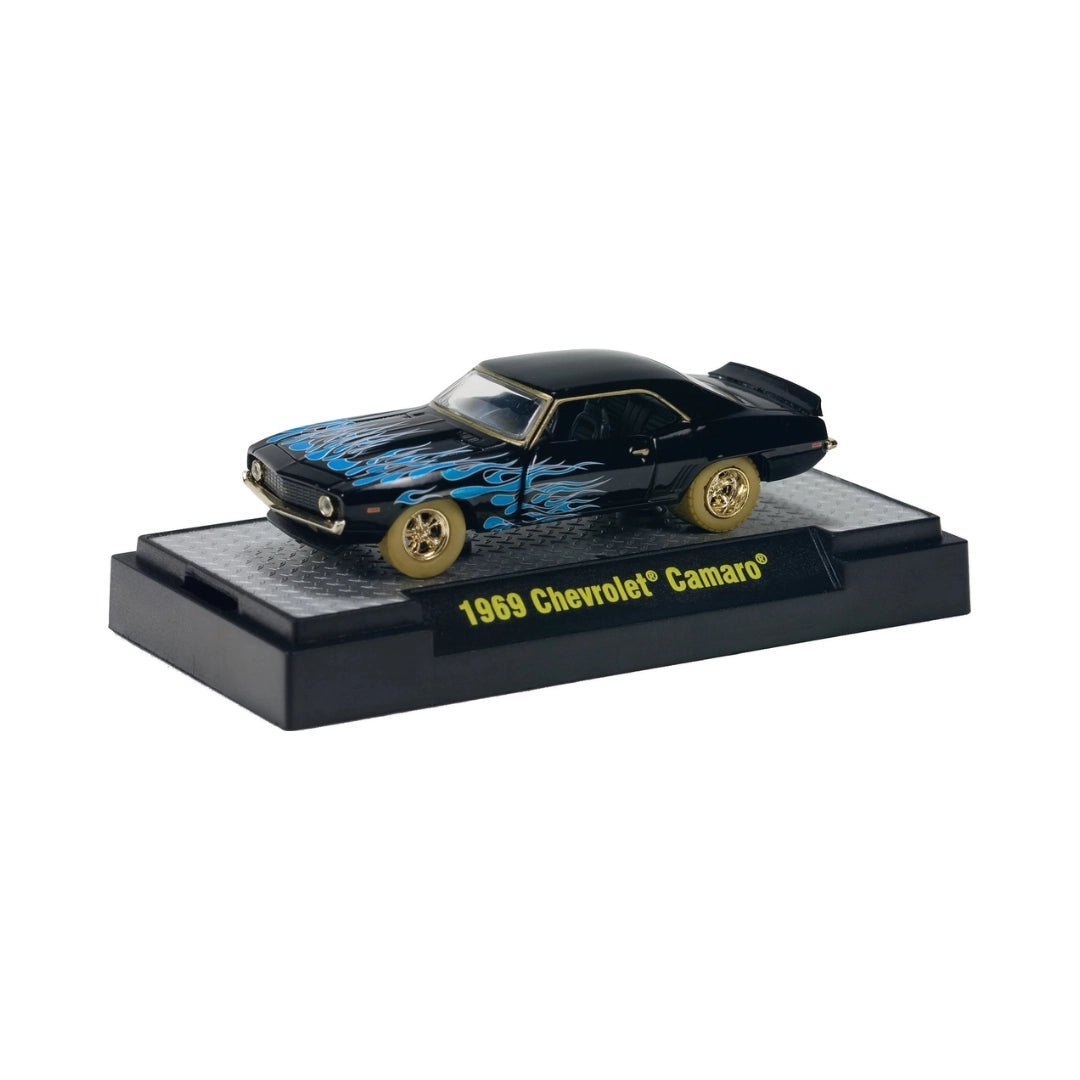 1969 Chevrolet Camaro - Black/Blue Flames