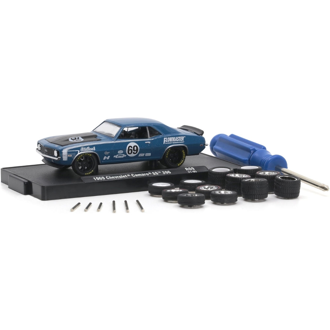 1969 Chevrolet Camaro SS 396 - Blue (Auto-Wheels Edition)