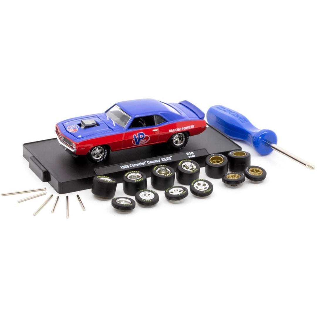 1969 Chevrolet Camaro SS/RS - Blue & Red (Auto-Wheels Edition)
