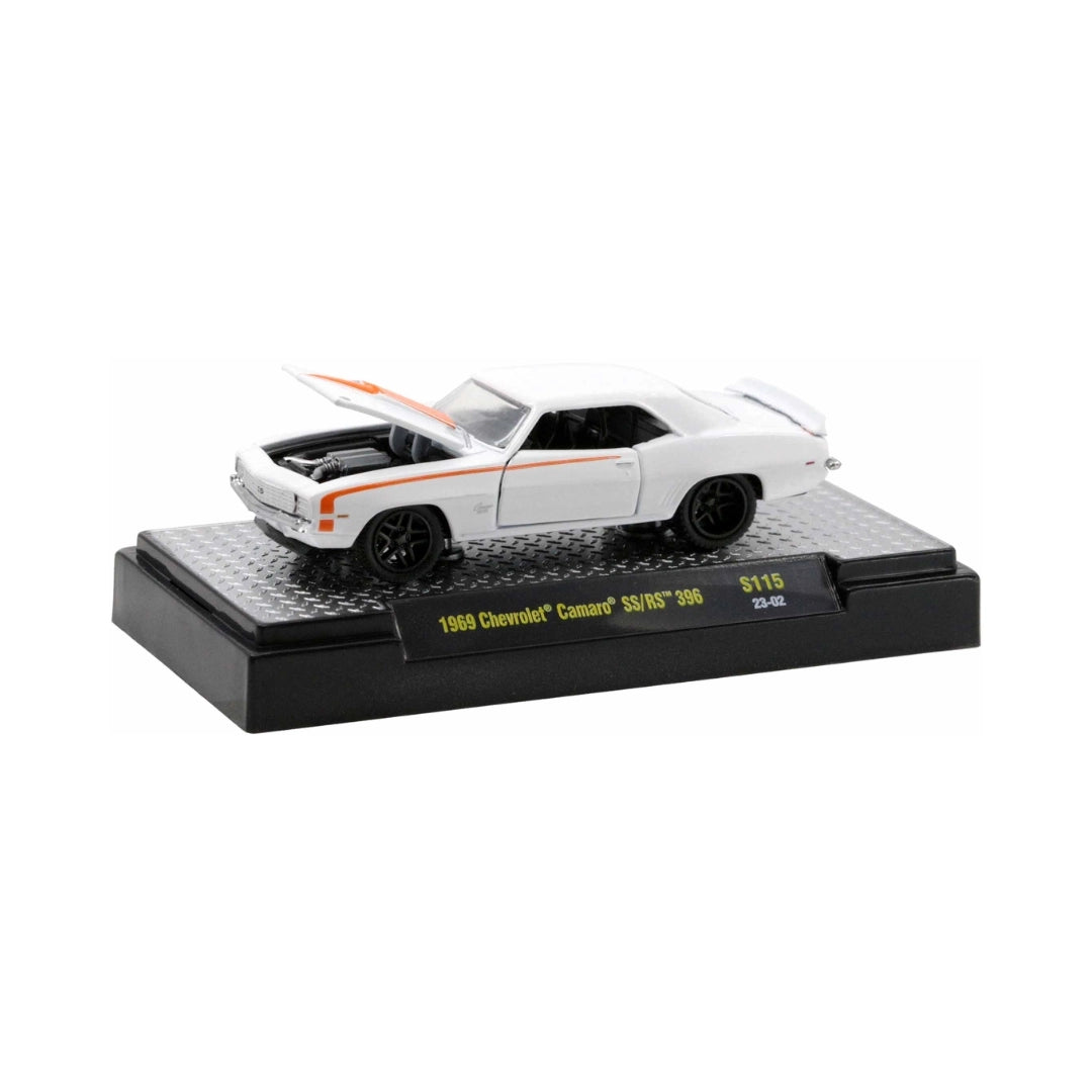 1969 Chevrolet Camaro SS/RS 396 - White & Black with Orange Accent