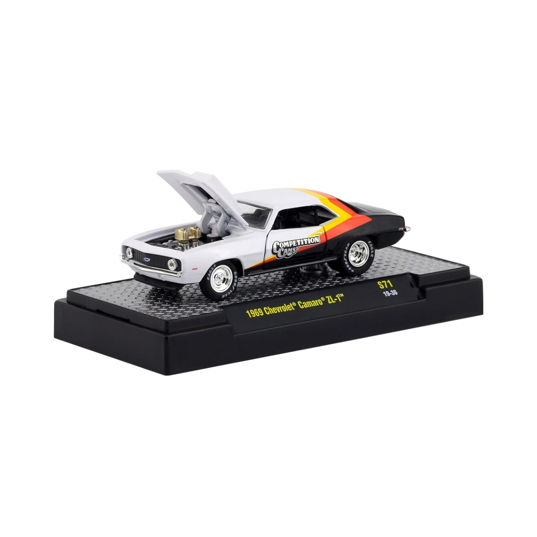 1969 Chevrolet Camaro ZL-1 - White, Black, Yellow & Orange Stripes