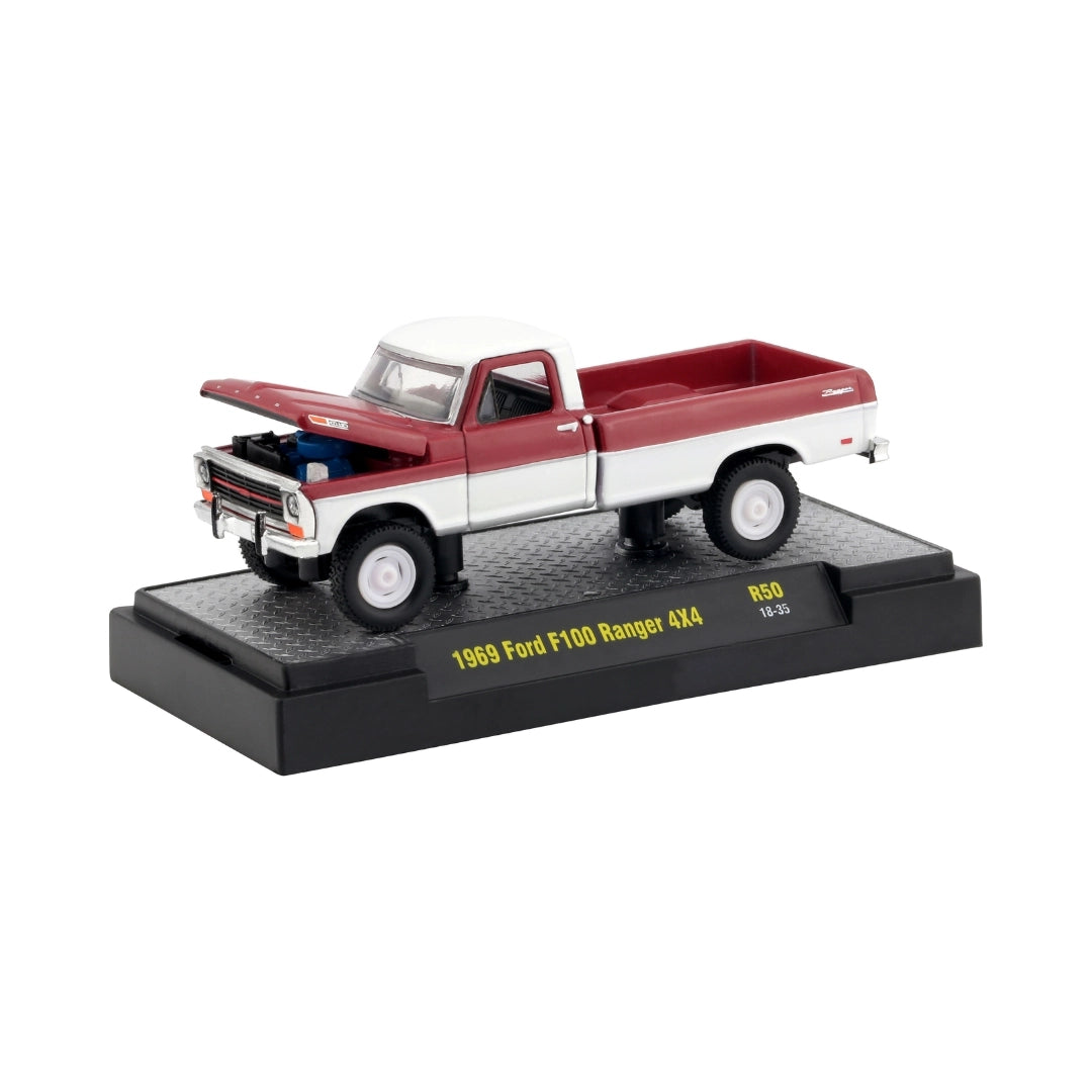 1969 Ford F100 Ranger 4X4 - Red & White