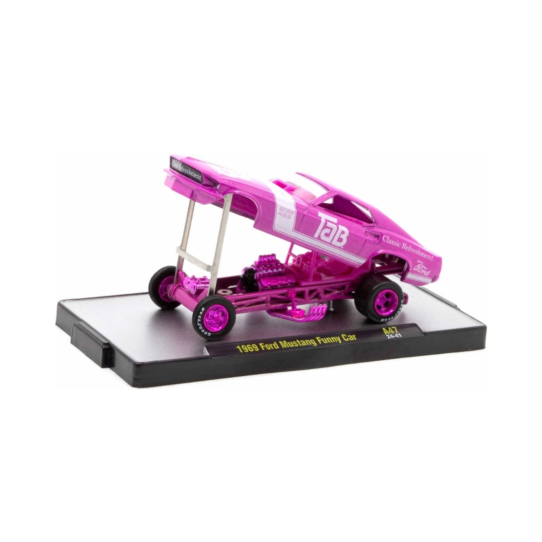 1969 Ford Mustang Funny Car - Pink (Pink Interior, Coca-Cola Tab, Chase)