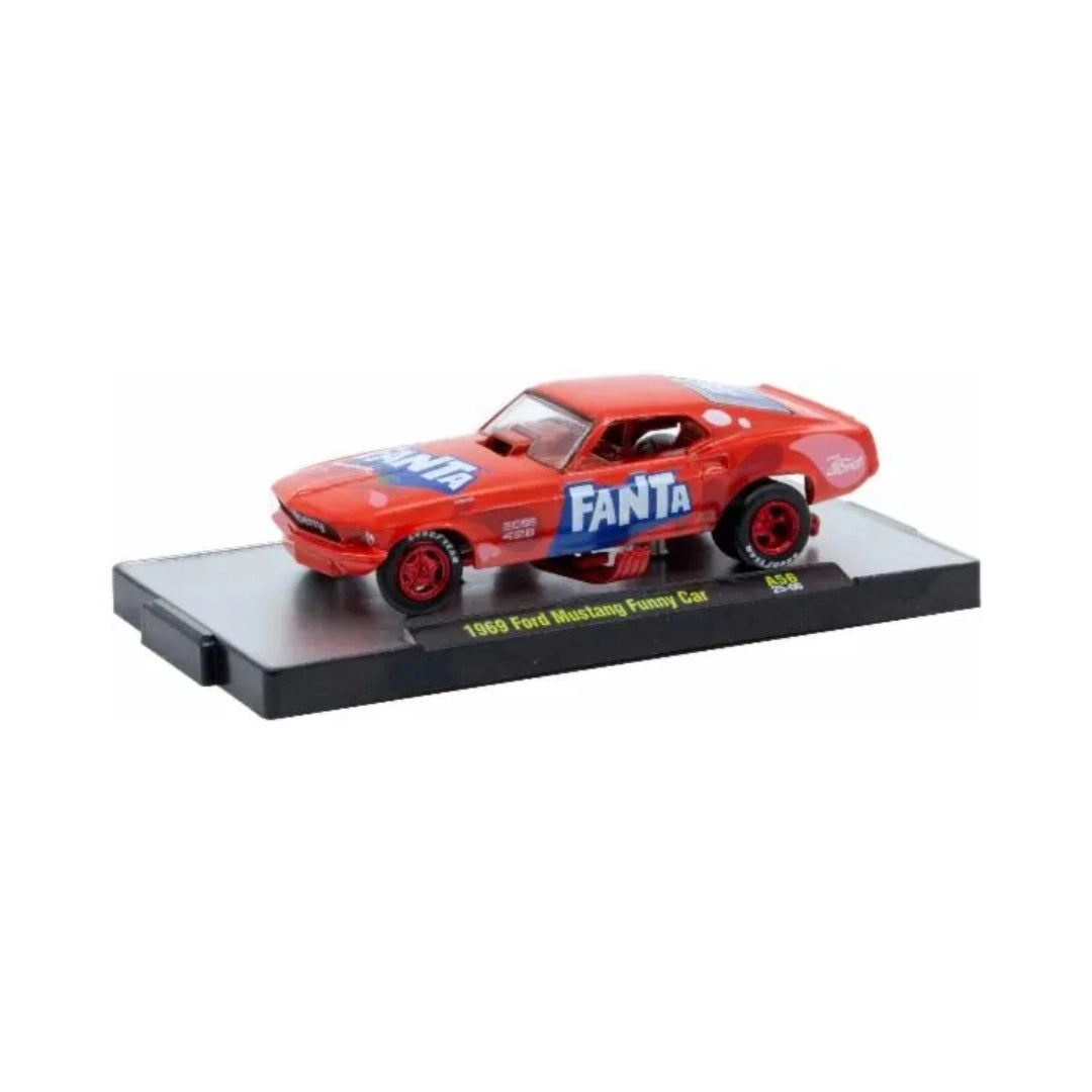 1969 Ford Mustang Funny Car - Red (Red Chrome Rims & Details, Chase)