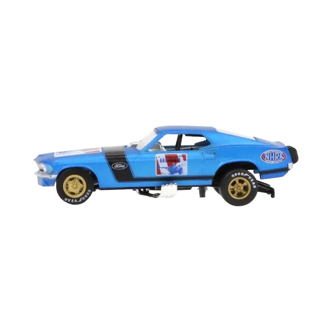 1969 Ford Mustang NHRA Funny Car - Blue (Brass Rims, Walmart Exclusive, Holiday Ornaments Release 02)