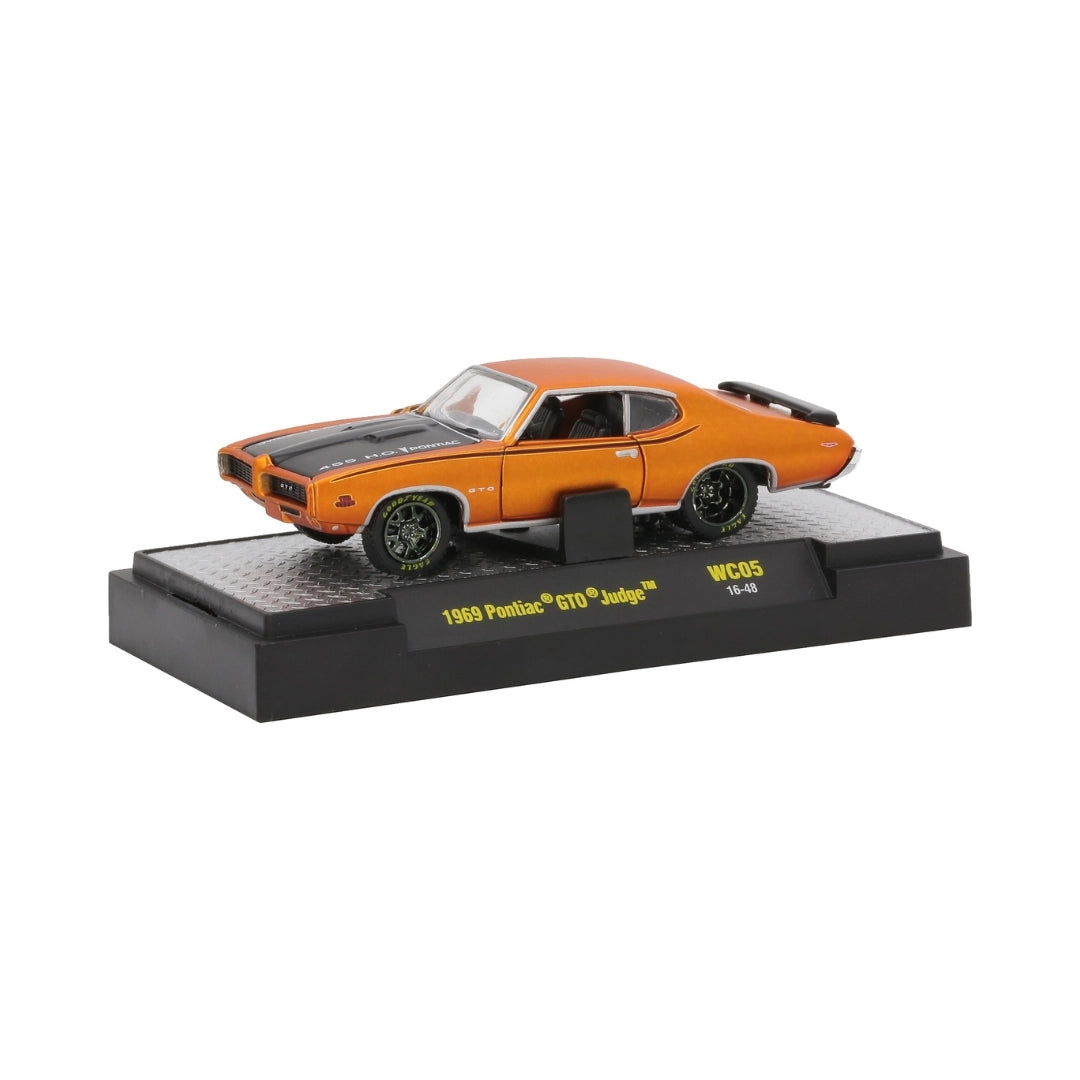 1969 Pontiac GTO Judge - Orange (Wild Cards Release WC05, Goodyear)