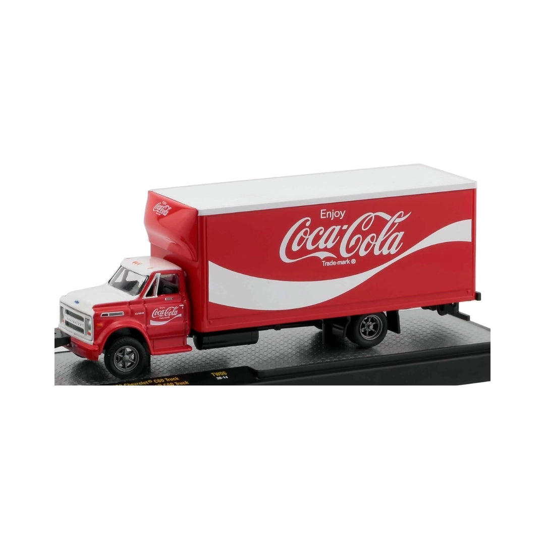 1970 Chevrolet C60 Truck - Red & White (Coca-Cola Graphics, TW06, Coca-Cola Auto-Haulers Set Exclusive)