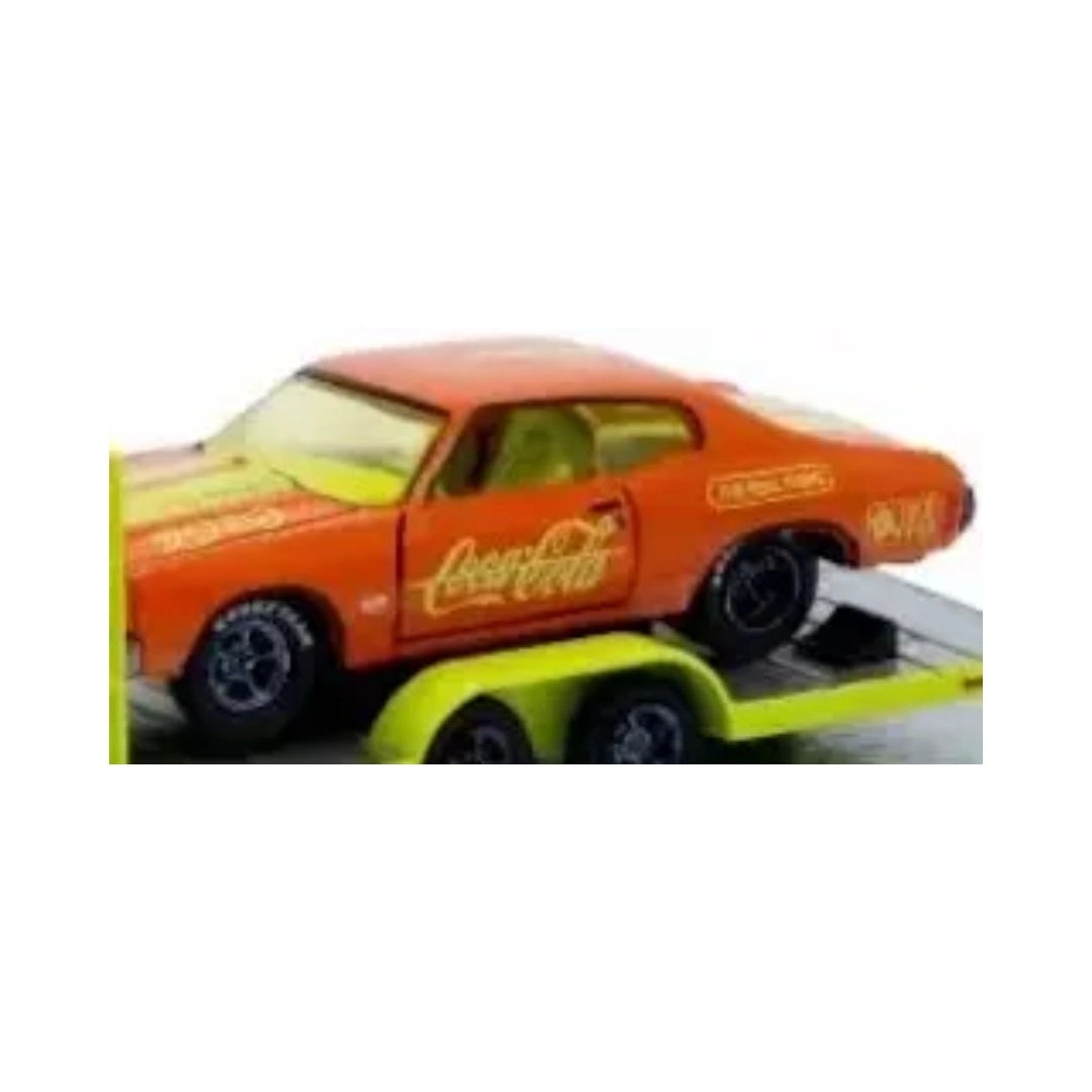 1970 Chevrolet Chevelle SS 454 - Orange (Charcoal Black Rims & Details / Yellow-Tinted Windows / Yellow Interior) Chase