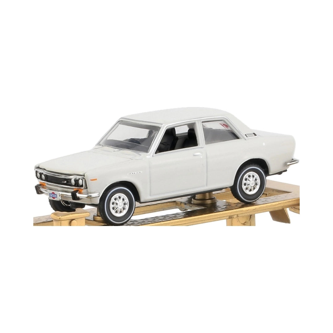 1970 Datsun 510 – White (White Rims and Auto Lift)
