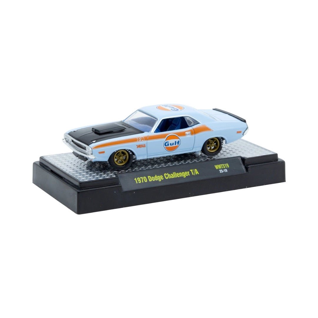 1970 Dodge Challenger T/A Gulf Light Blue Orange
