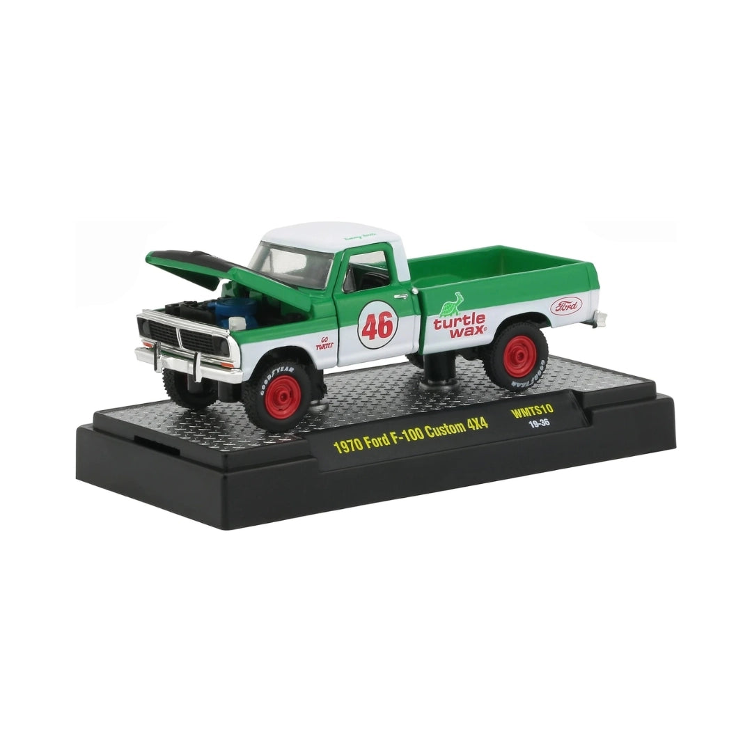 1970 Ford F-100 Custom 4x4 - Green & White Turtle Wax