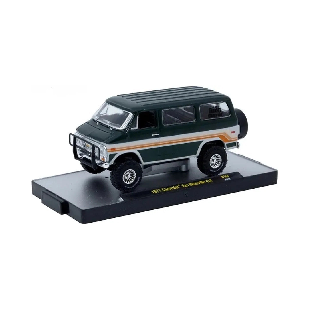 1971 Chevrolet Van Beauville 4X4 - Dark Green/Black
