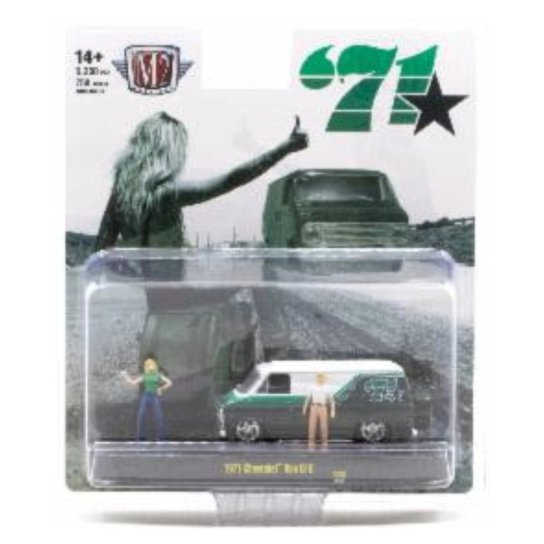 1971 Chevrolet Van G10 - Green/White ‘71 (Silver Chrome Details)