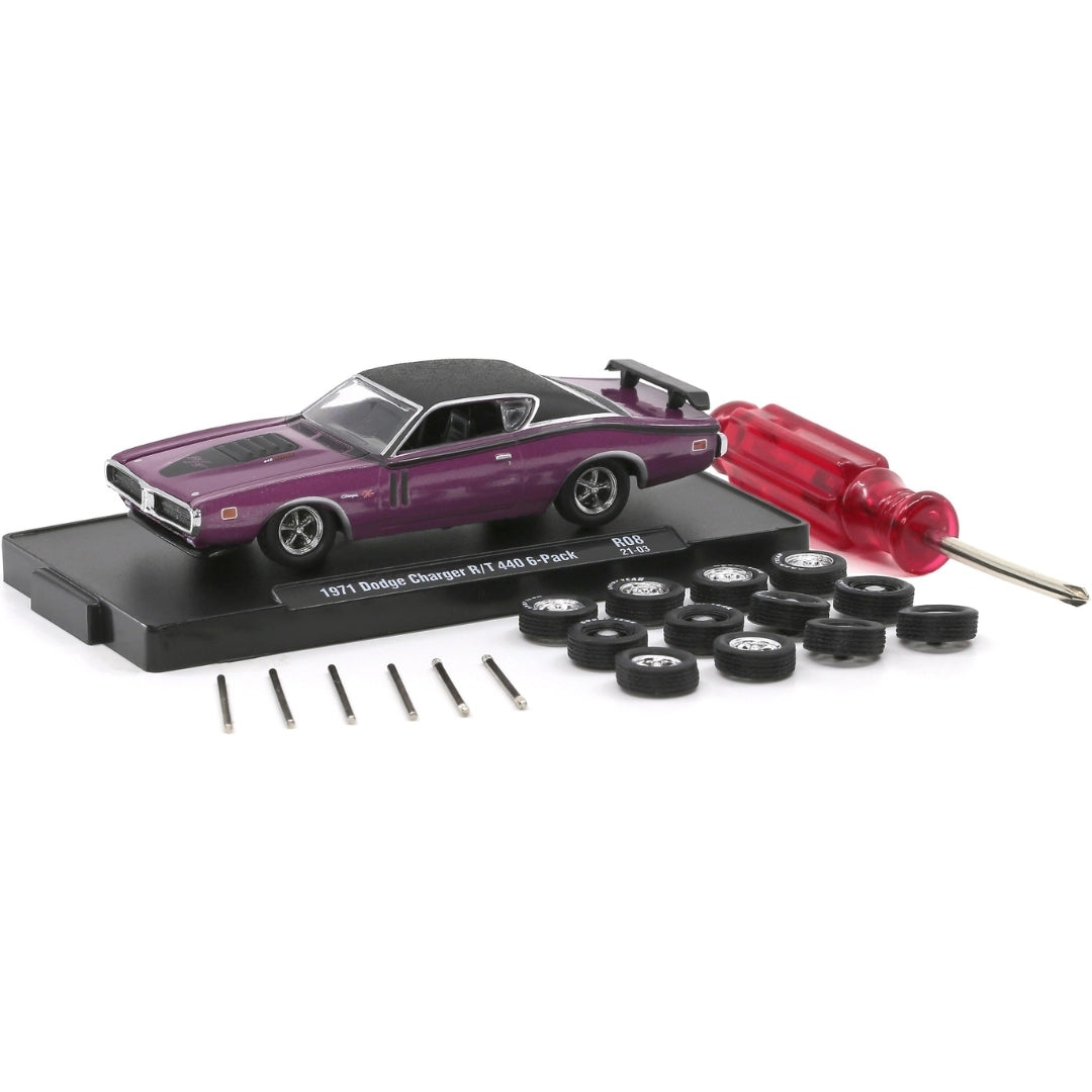 1971 Dodge Charger R/T 440 6-Pack - Purple (Auto-Wheels Release 08)