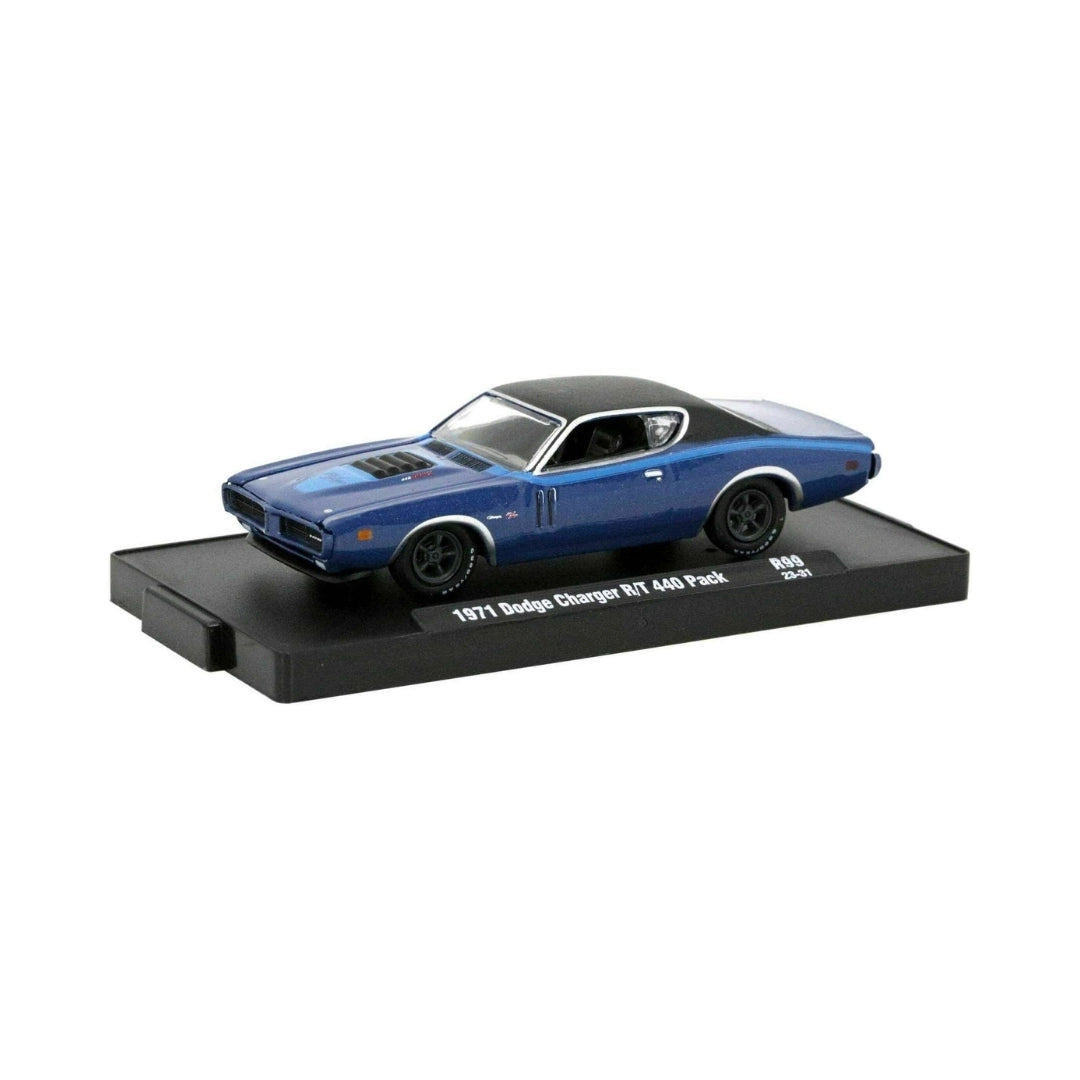 1971 Dodge Charger R/T 440 Pack - Blue/Black (Auto-Drivers Release 99 / Limited Edition)