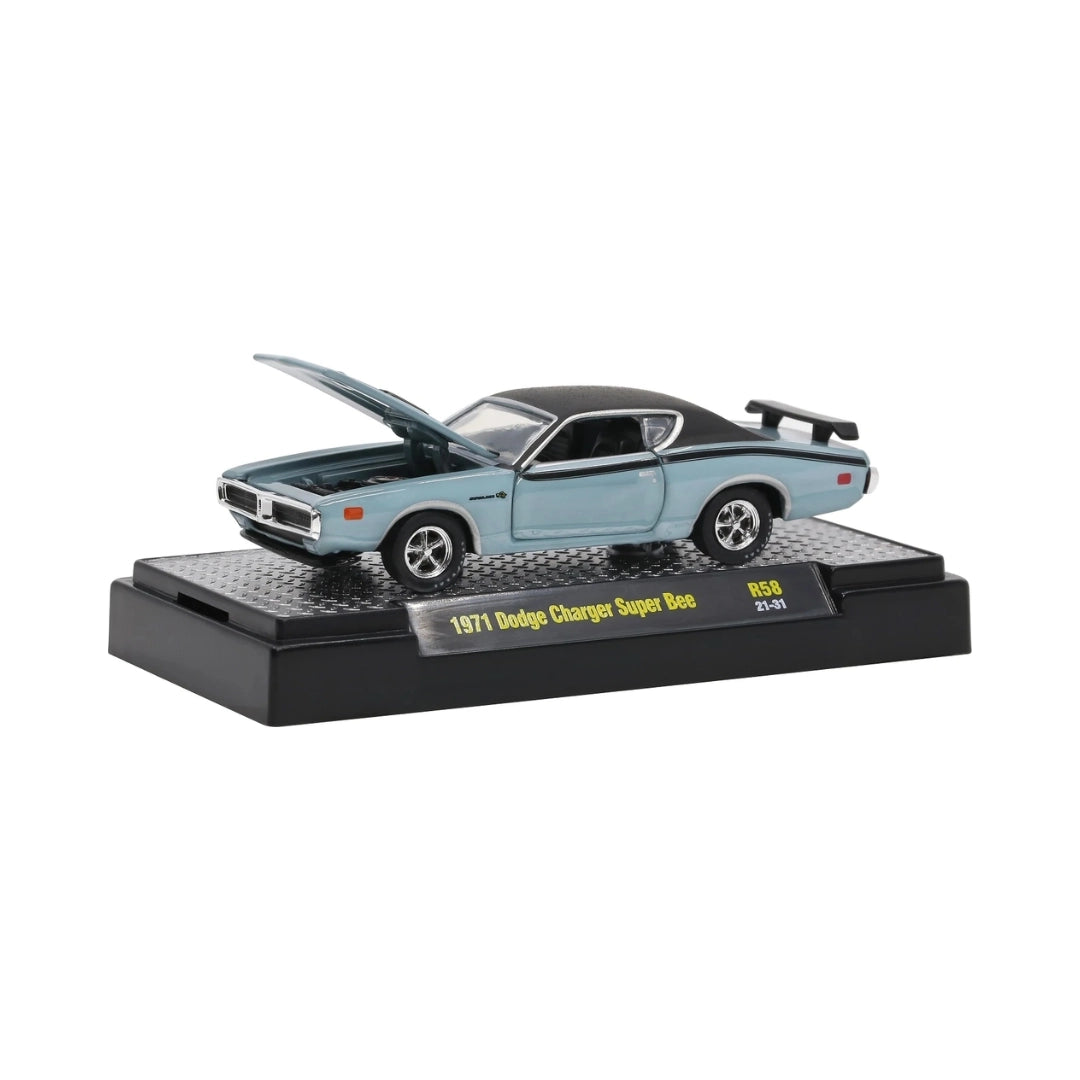 1971 Dodge Charger Super Bee - Silver/Black (Detroit-Muscle Release 58 / Limited Edition)