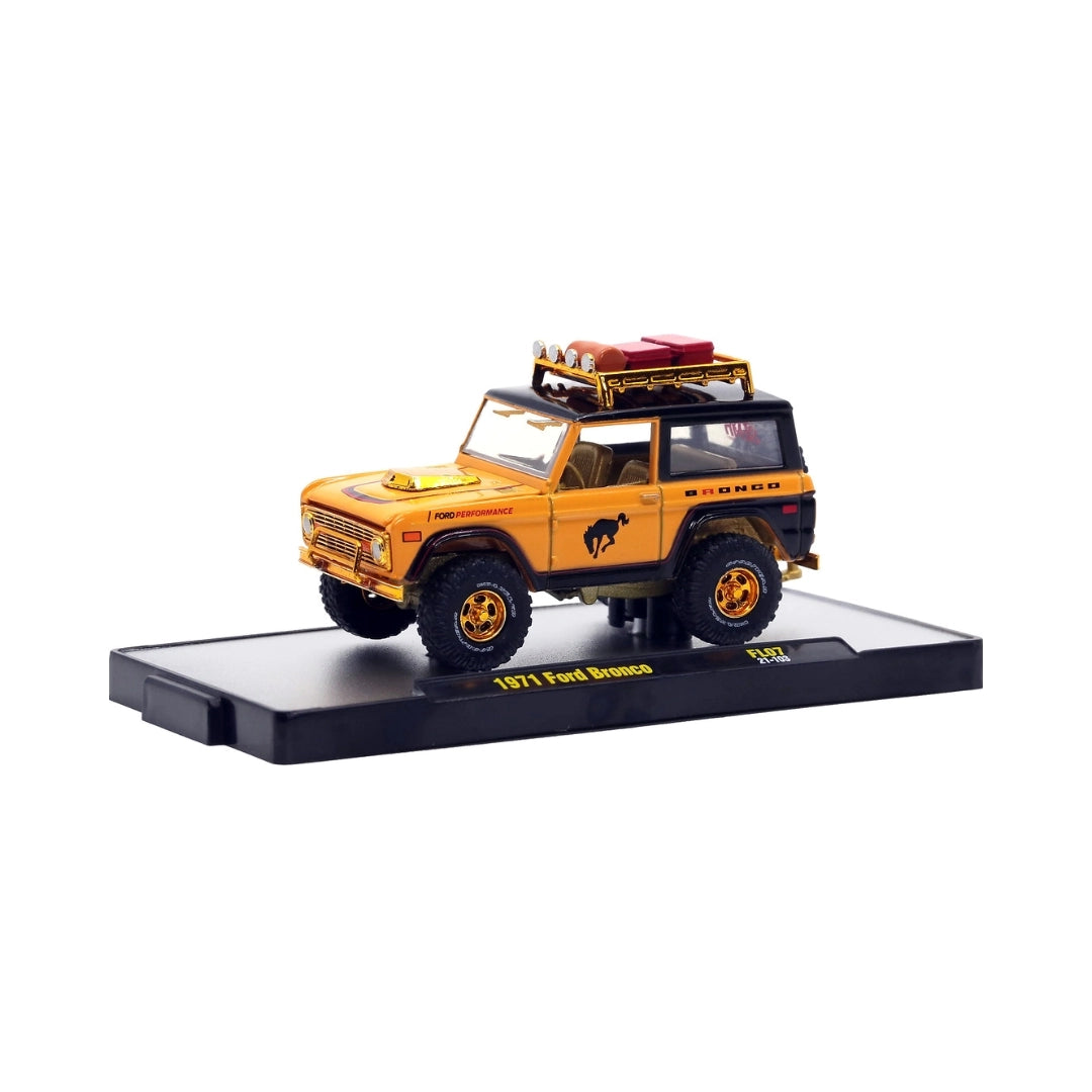 1971 Ford Bronco - Orange (Roof rack, Off-road style, Chase)