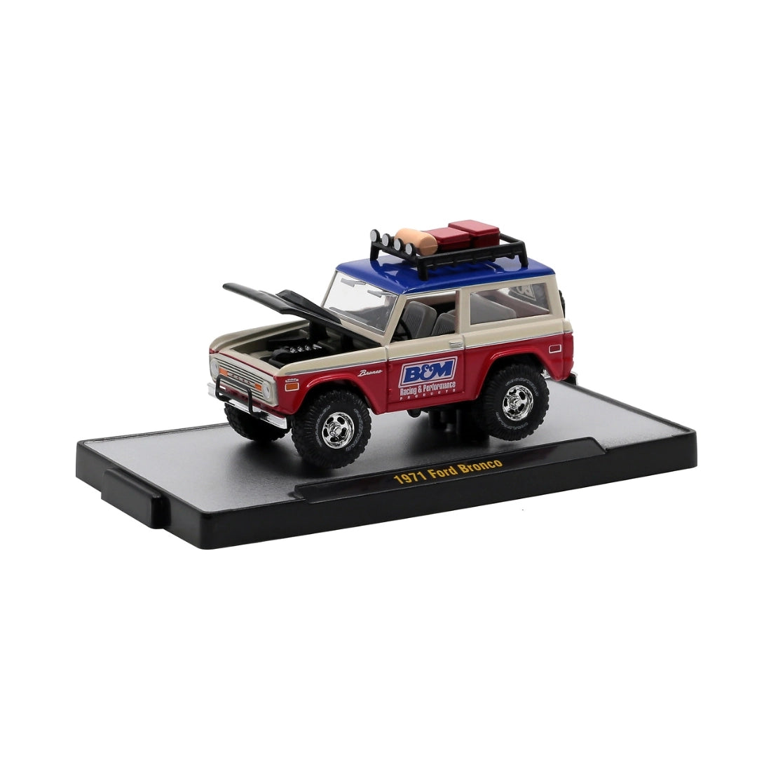 1971 Ford Bronco - Red, White & Blue (B&M livery, Roof rack)