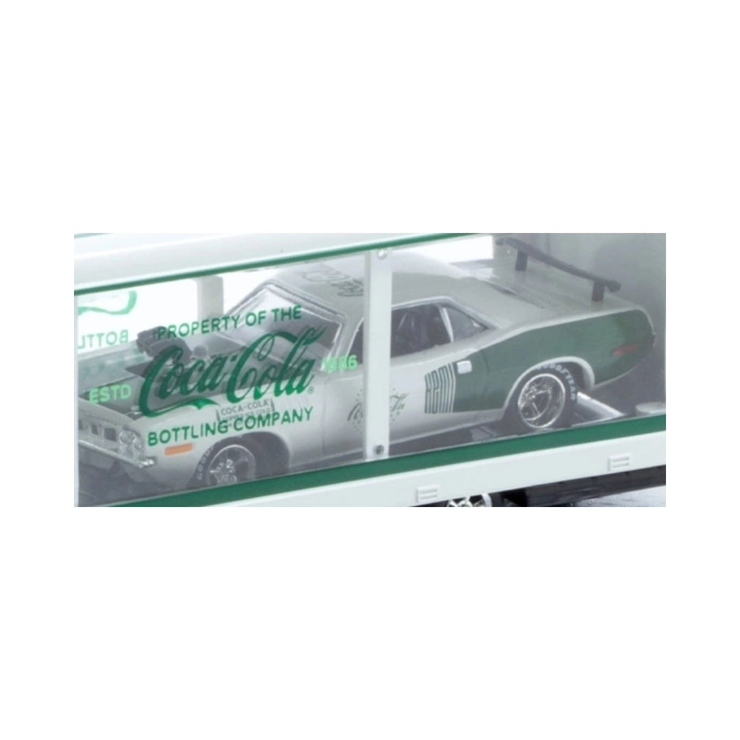 1971 Plymouth HEMI Cuda – Green & White (Silver Chrome Rims)