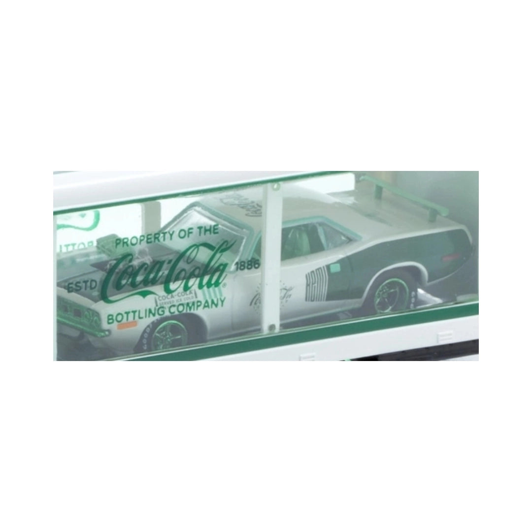 1971 Plymouth HEMI Cuda – Green & White (Green Chrome Rims)
