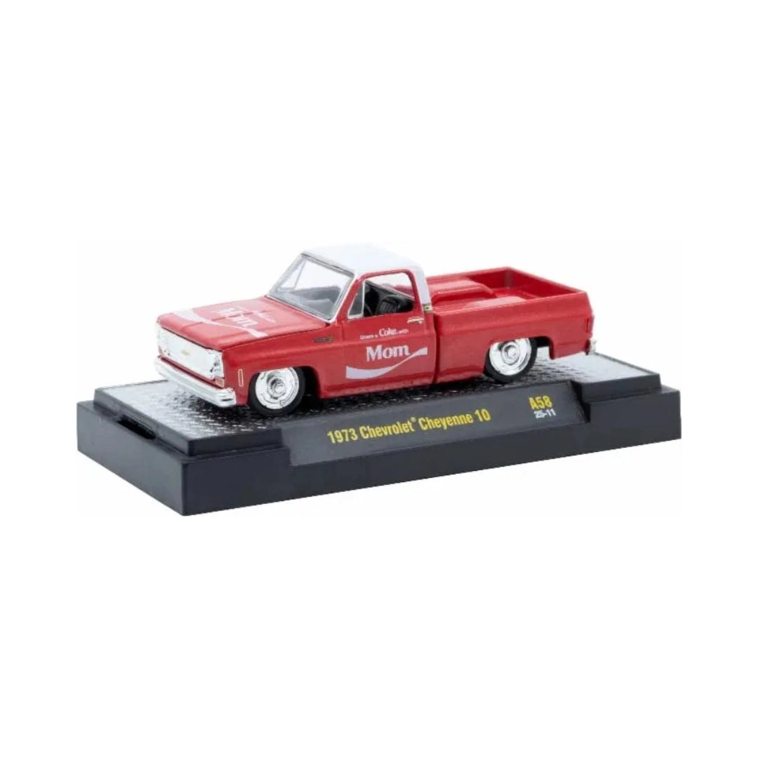 1973 Chevrolet Cheyenne 10 - Red Morn' Chase (Red Chrome Details, Red Interior)