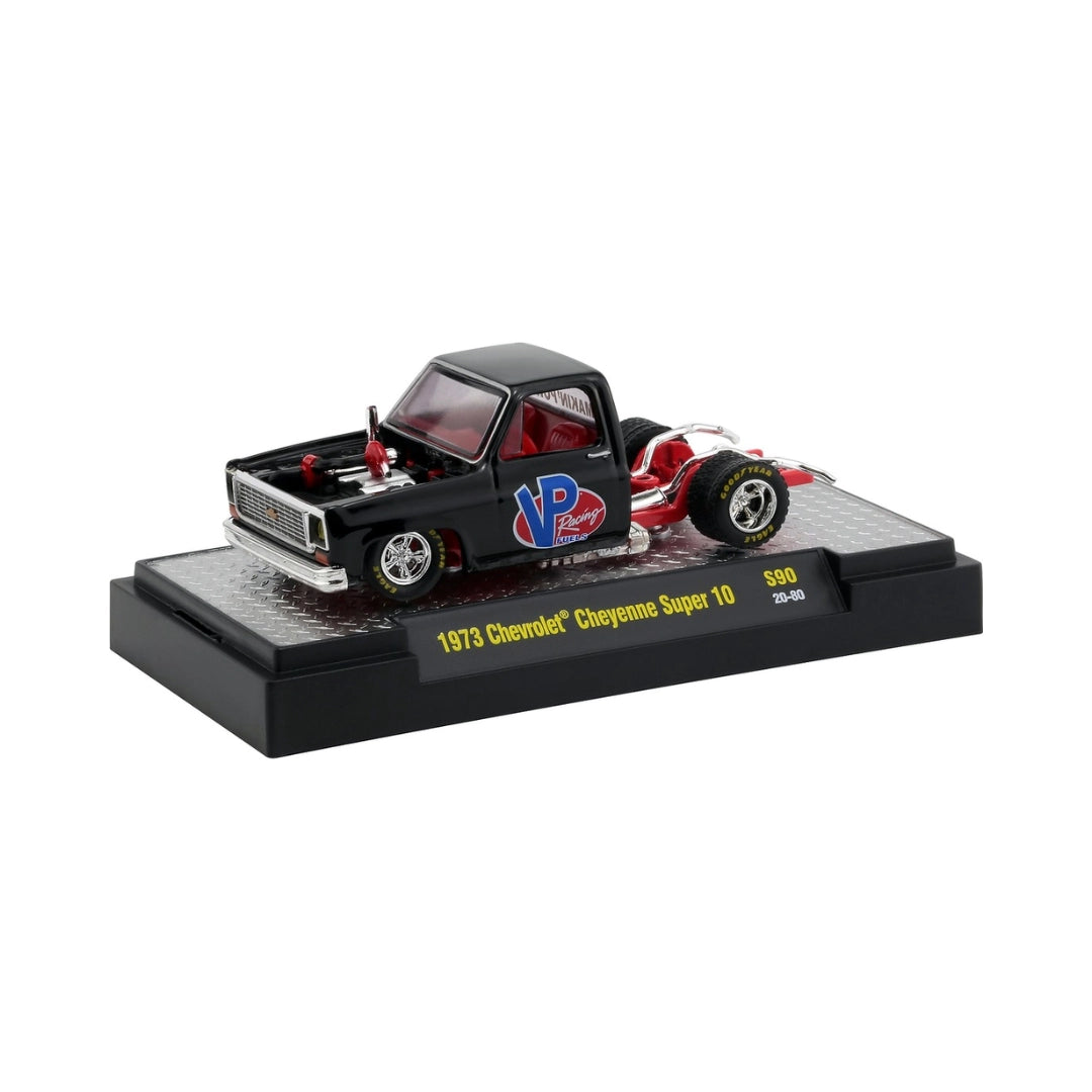 1973 Chevrolet Cheyenne Super 10 - Black & Red VP Racing Fuels Livery