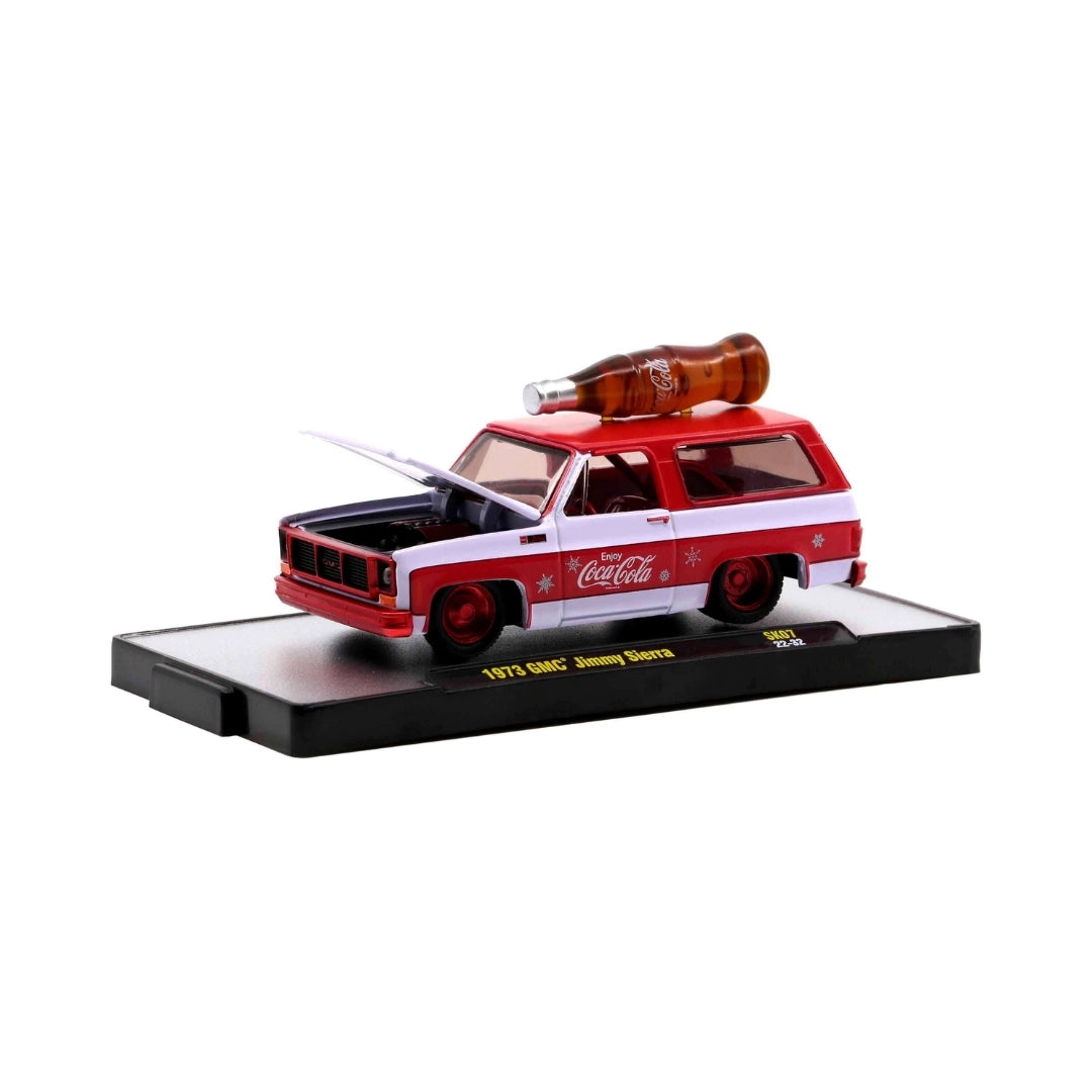 1973 GMC Jimmy Sierra - Coca-Cola Red & White, Red Chrome Rims & Details, Red Interior (Chase, Exclusive, Limited Edition)