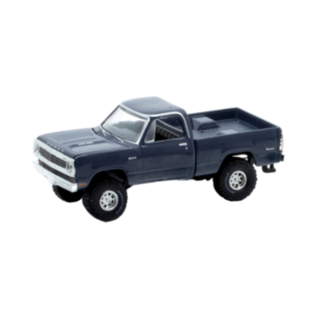 1974 Dodge W200 Power Wagon - Dark Blue (Silver Chrome Rims & Details, Black Interior, Limited Edition, Set Exclusive)