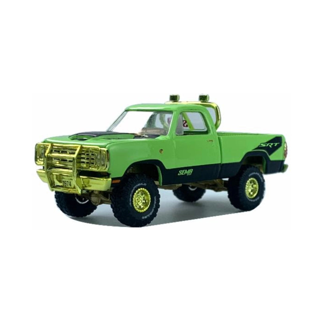 1974 Dodge W200 Power Wagon - Light Green (Yellow Chrome Details, Chase, Exclusive, Limited Edition, Promotional)