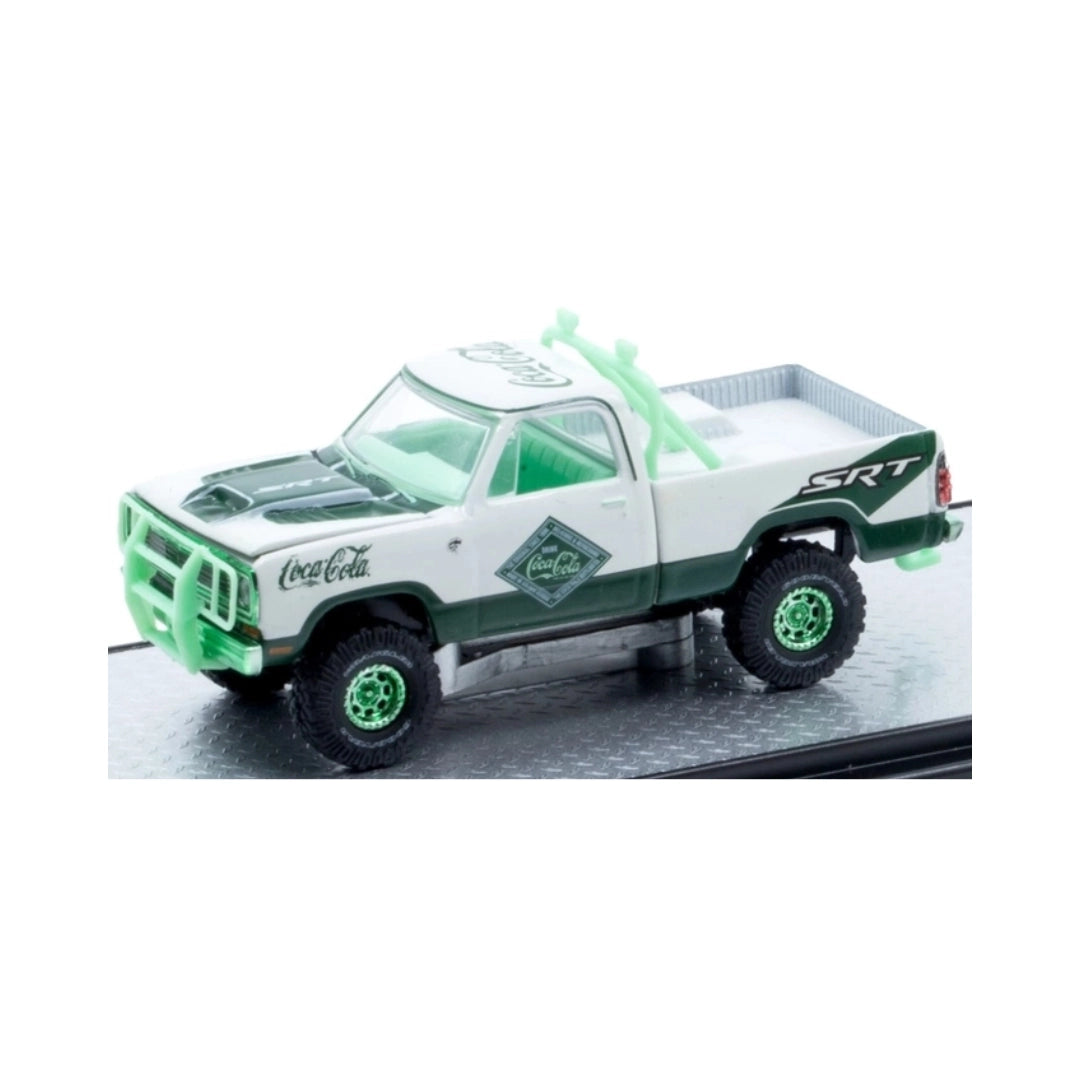 1974 Dodge W200 Power Wagon - White & Green (Coca-Cola, Green Chrome Rims, Green Interior, Chase, Limited Edition, Set Exclusive)