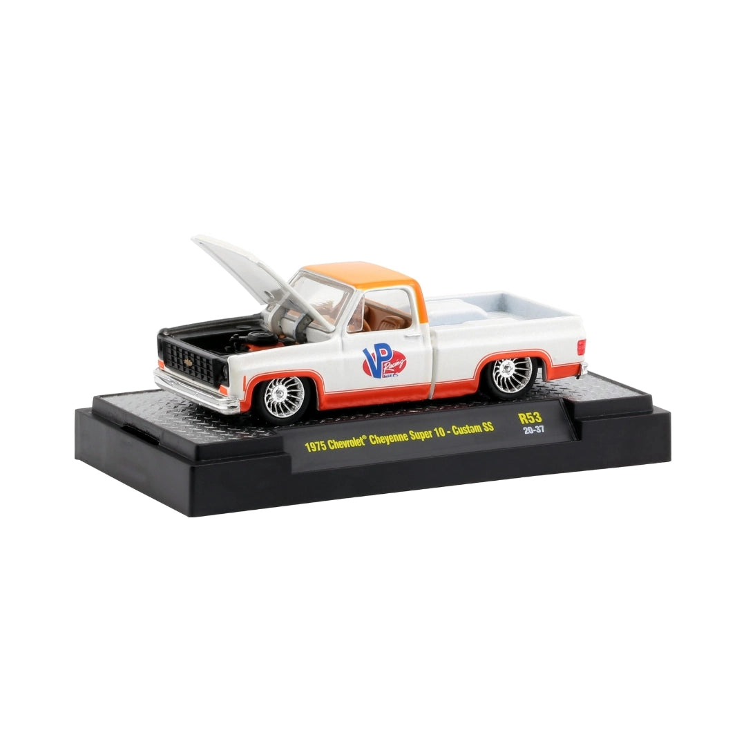 1975 Chevrolet Cheyenne Super 10 - Custom SS White/Orange VP Racing Fuels Livery