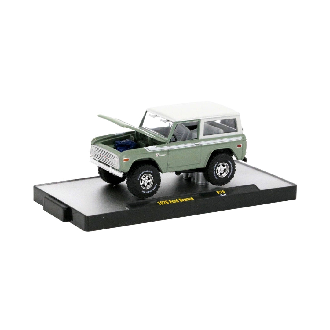 1976 Ford Bronco - Olive & White (Auto-Thentics Release 79)