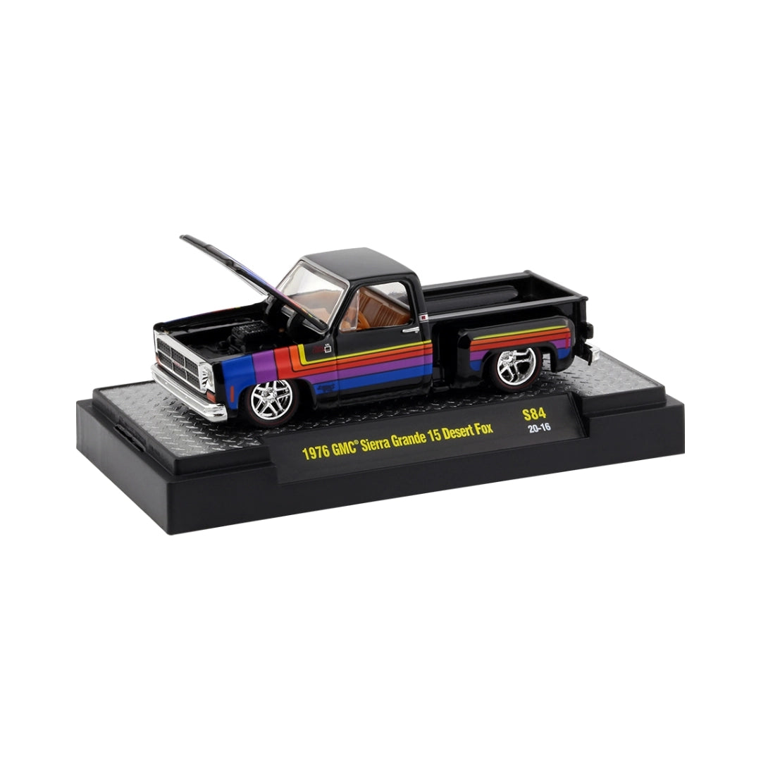 1976 GMC Sierra Grande 15 Desert Fox Black (Multicolor Stripe)