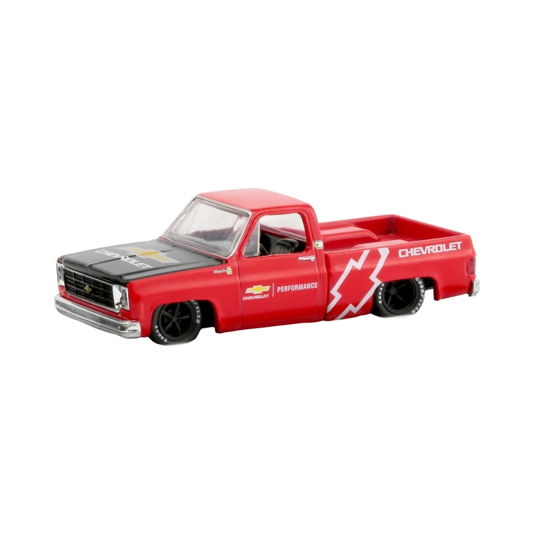 1979 Chevrolet Silverado - Red, Silver Grille & Bumpers, Black Rims & Interior