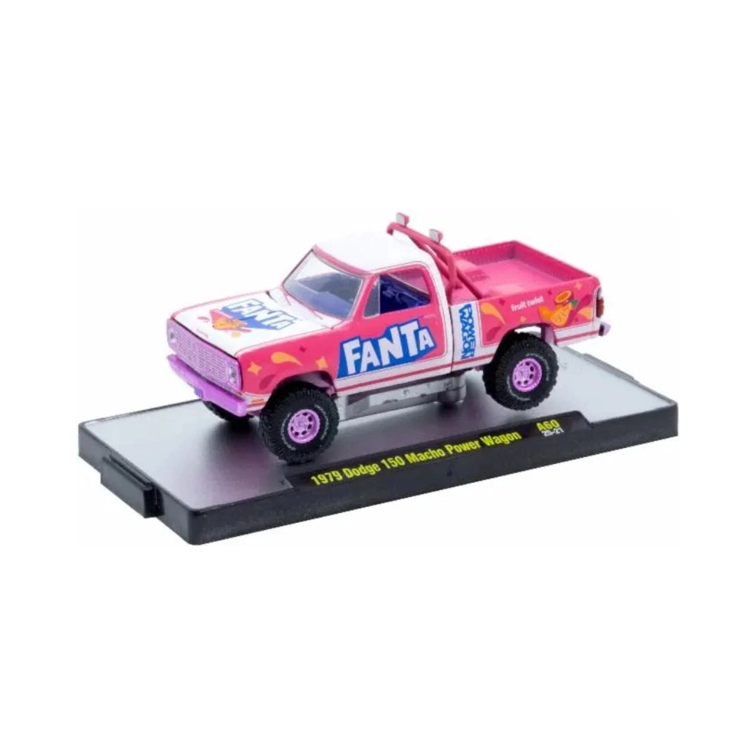 1979 Dodge 150 Macho Power Wagon - Pink (Fanta, Light Pink Rims & Details, Blue Interior, Chase, Limited Edition)