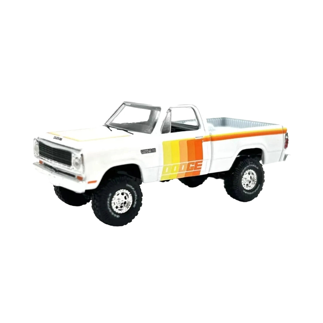 1979 Dodge 150 Power Wagon PICK-M-UP - White & Orange (Silver Chrome Details, Set Exclusive)