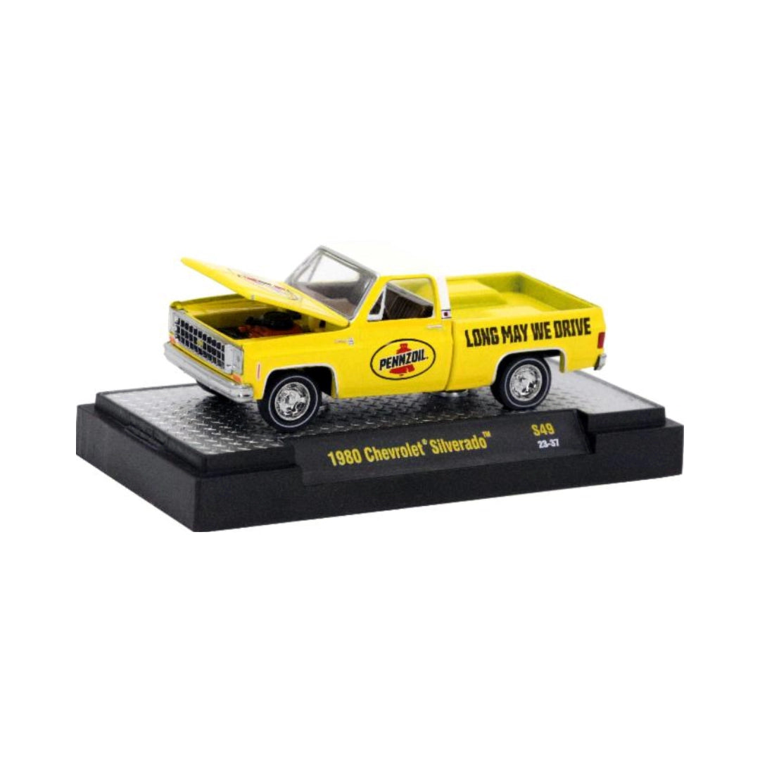 1980 Chevrolet Silverado - Pennzoil Long May We Drive (Silver Chrome Details, Black Interior)