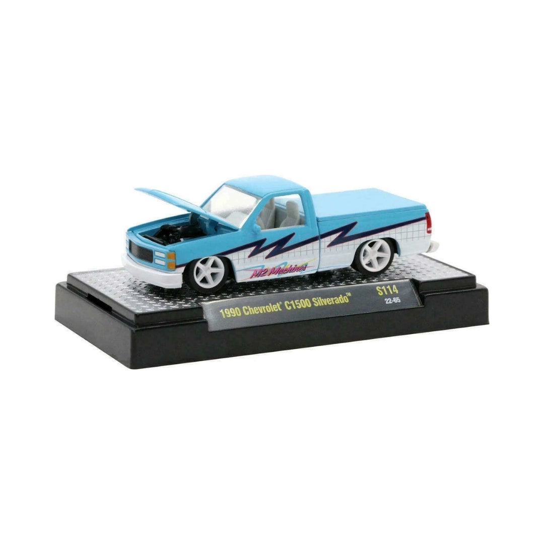 1990 Chevrolet C1500 Silverado - Light Blue & White Graphics