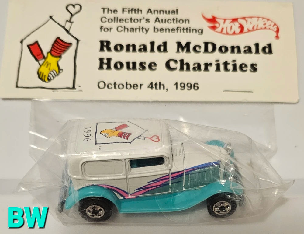 ’32 Ford Delivery – Turquoise/White (BW Wheels)