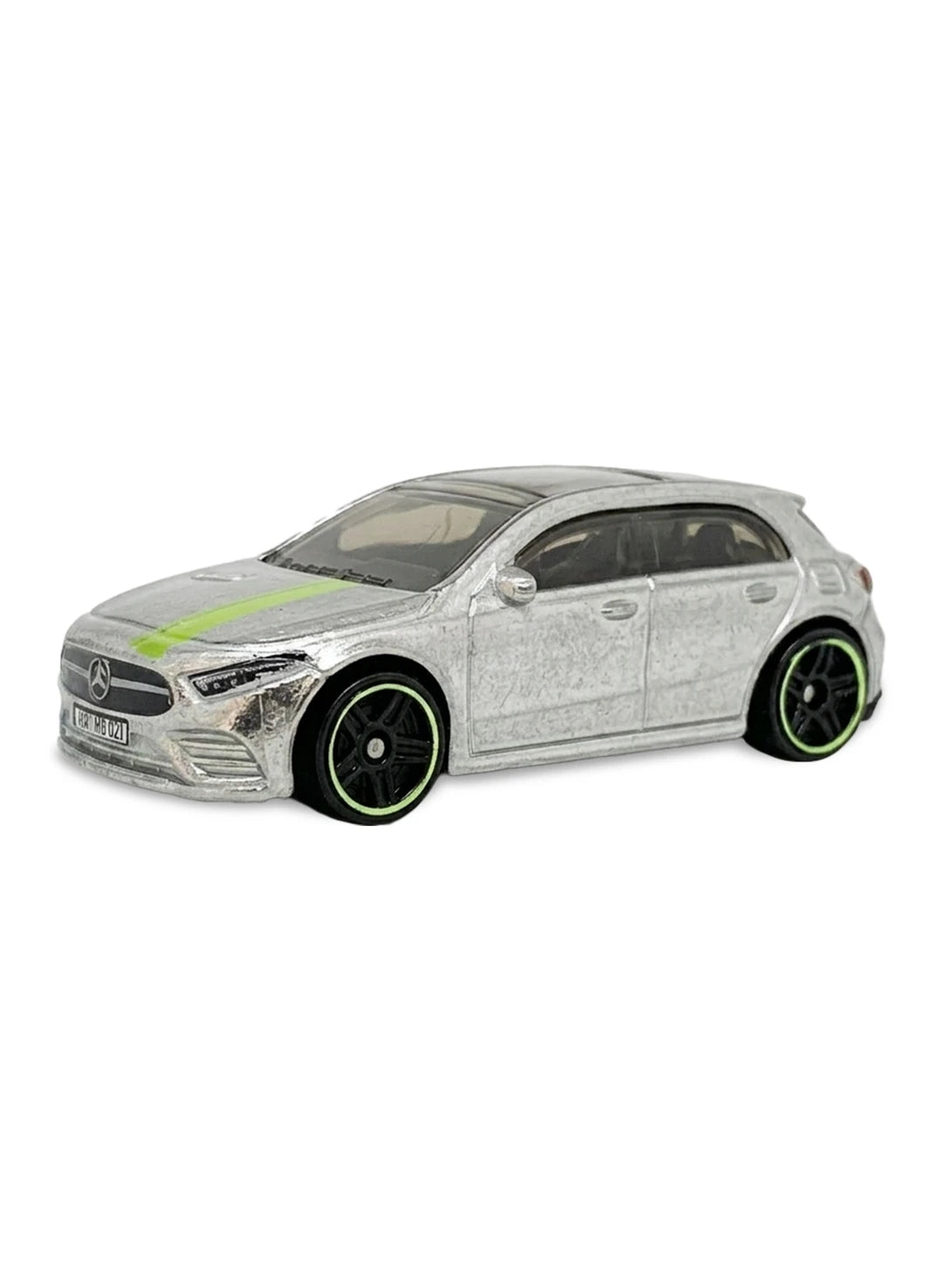 Hot Wheels Walmart Exclusive ZAMAC Editions 2022 Mercedes-Benz '19 A-Class 1:64 – ZAMAC