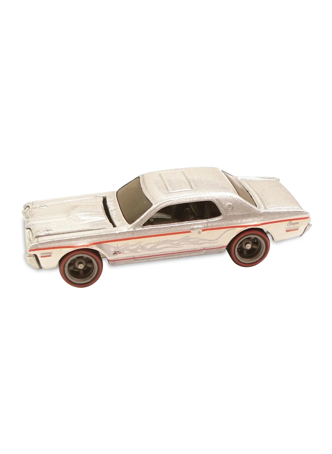Hot Wheels Ford Garage 2011 Mercury '68 Mercury Cougar 1:64 – Silver & White