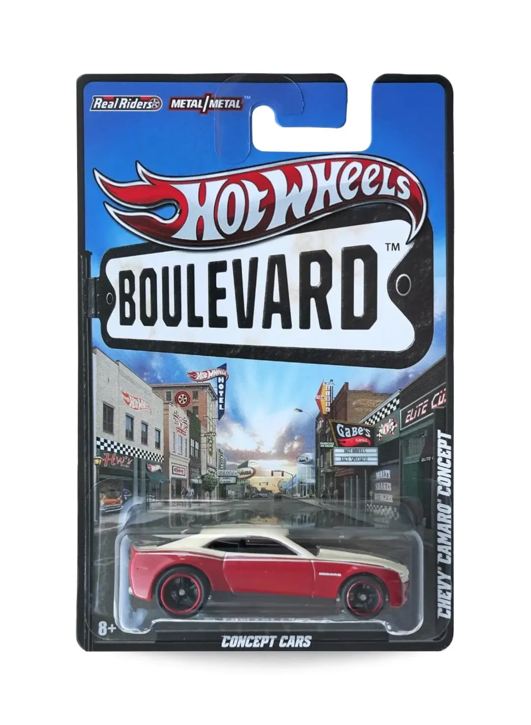 Hot Wheels Boulevard (Pre 2013) – 2012 Chevrolet Chevy Camaro Concept 1:64 - White & Red