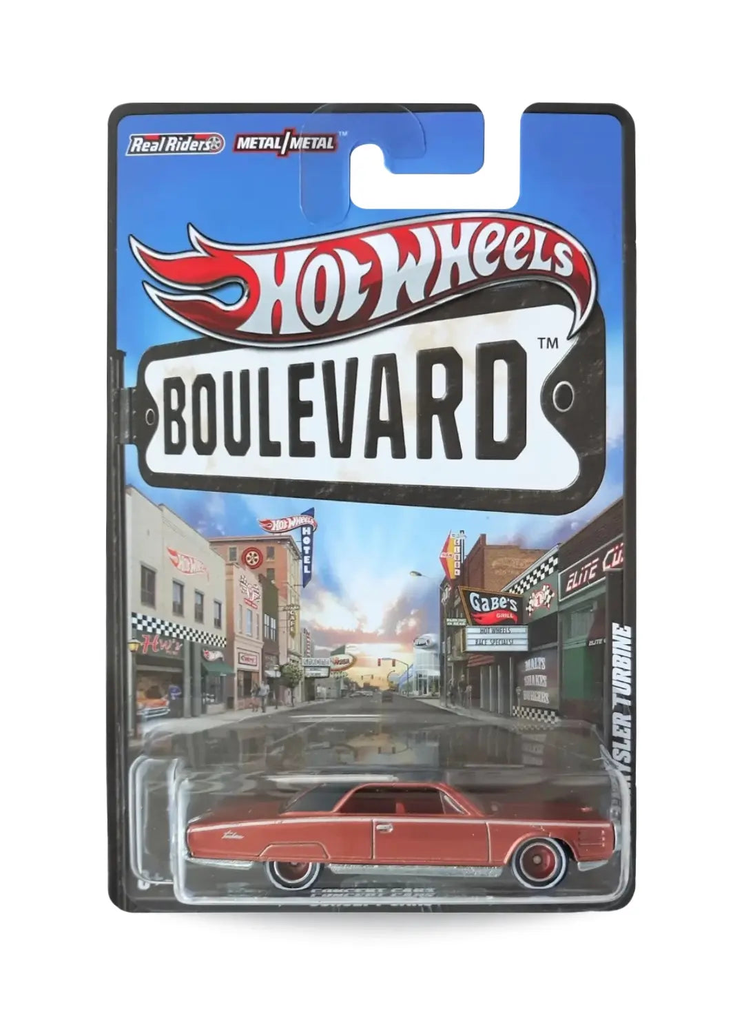 Hot Wheels Boulevard (Pre 2013) – 2012 Chrysler '63 Chrysler Turbine 1:64 - Metalflake Copper