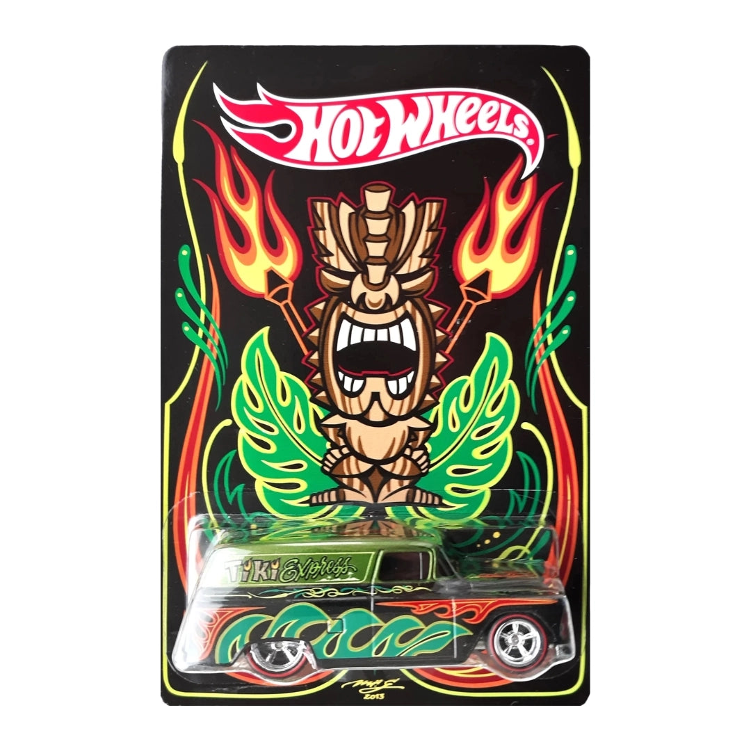 '55 Chevy Panel - Black & Metalflake Green