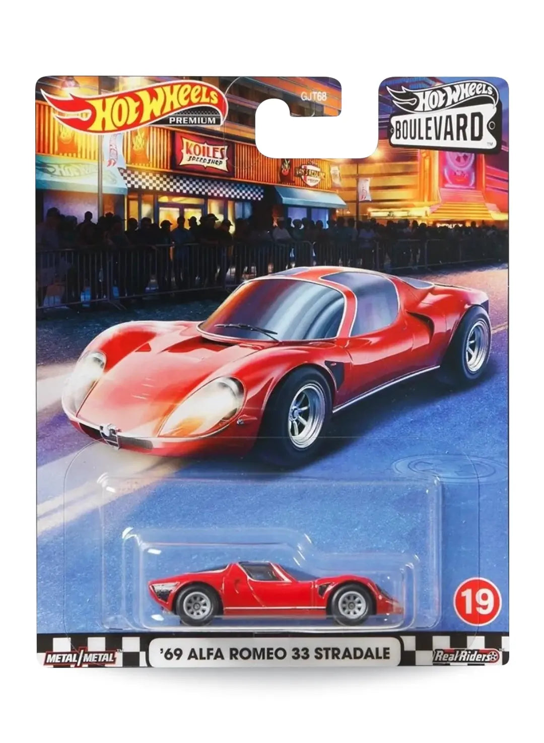 Hot Wheels Boulevard (After 2013) – 2020 Alfa Romeo '69 Alfa Romeo 33 Stradale 1:64 - Red